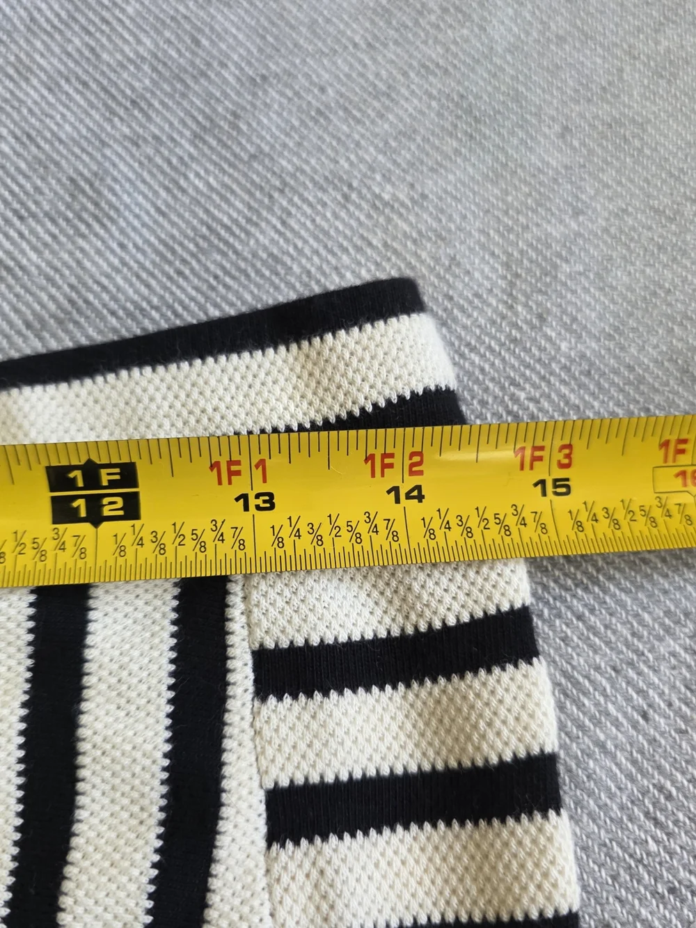 Rebecca Minkoff Vertical Black and White Striped Pencil Skirt